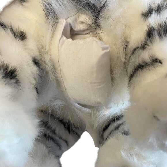 Wow Wow Mechanical White Tiger Cub Stuffed Animal Plush Toy Black Stripes 14 - Picture 4 of 6
